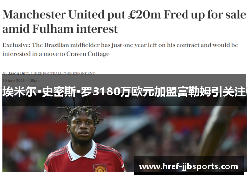 埃米尔·史密斯·罗3180万欧元加盟富勒姆引关注 埃米尔·史密斯·罗3180万欧元加盟富勒姆引关注